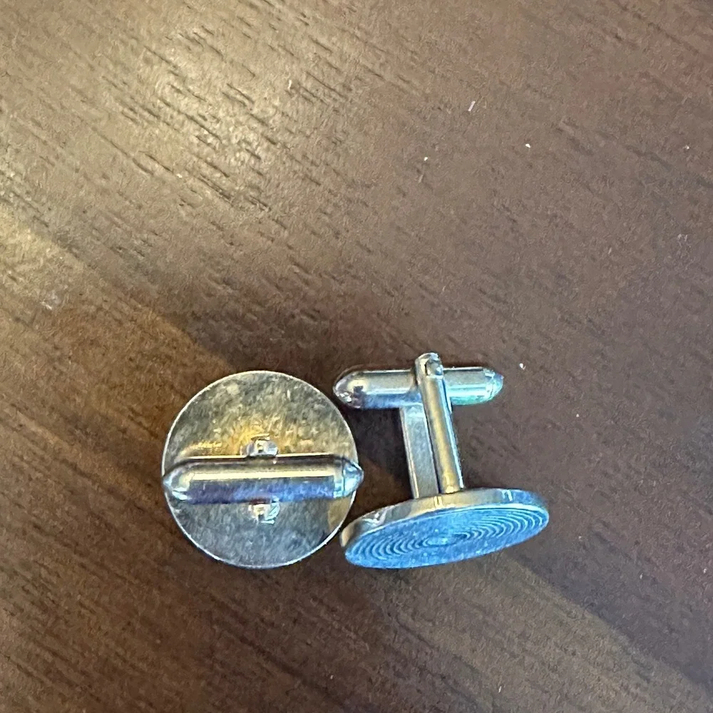 Vintage Cufflinks Swank Mixed Metal Stone Glass MCM Horse Red Black 9‎ Pair
